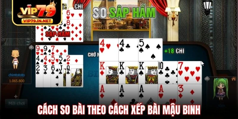 Cách so bài theo cách xếp bài Mậu Binh Cách so bài theo cách xếp bài Mậu Binh