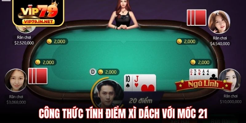 Công thức tính điểm Xì Dách với mốc 21 Công thức tính điểm Xì Dách với mốc 21